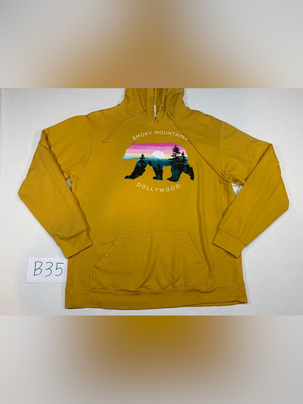Delta Fleece Pullover Hoodie - Mustard Yellow